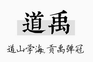 道禹名字的寓意及含义