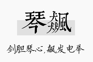 琴飙名字的寓意及含义