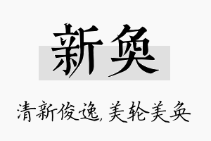 新奂名字的寓意及含义