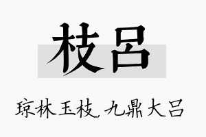 枝吕名字的寓意及含义