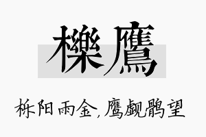 栎鹰名字的寓意及含义