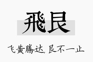 飞艮名字的寓意及含义