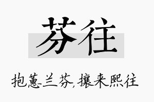 芬往名字的寓意及含义