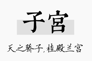 子宫名字的寓意及含义