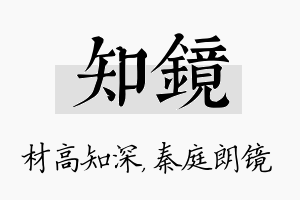 知镜名字的寓意及含义