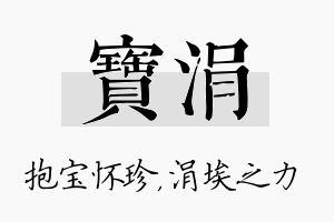 宝涓名字的寓意及含义