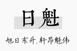 日魁名字的寓意及含义