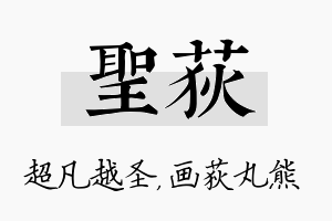 圣荻名字的寓意及含义