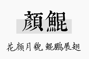 颜鲲名字的寓意及含义