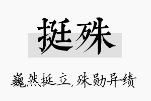 挺殊名字的寓意及含义