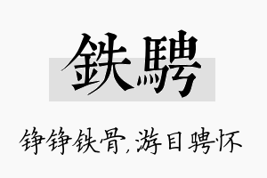 铁骋名字的寓意及含义