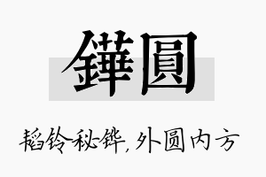 铧圆名字的寓意及含义