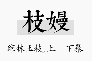 枝嫚名字的寓意及含义