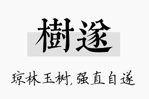 树遂名字的寓意及含义