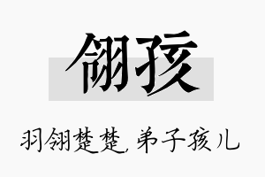 翎孩名字的寓意及含义