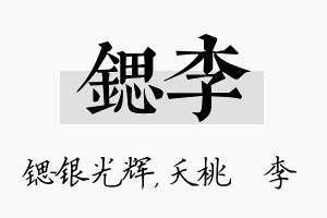 锶李名字的寓意及含义