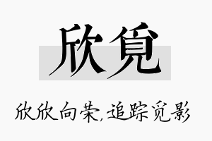 欣觅名字的寓意及含义