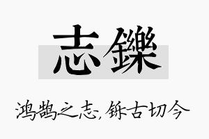 志铄名字的寓意及含义