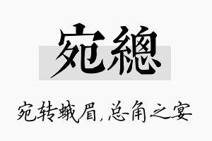 宛总名字的寓意及含义