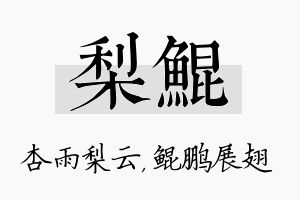 梨鲲名字的寓意及含义