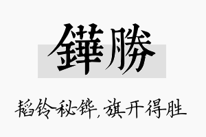 铧胜名字的寓意及含义