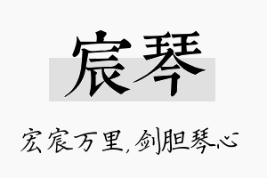 宸琴名字的寓意及含义