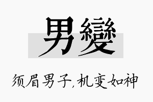 男变名字的寓意及含义