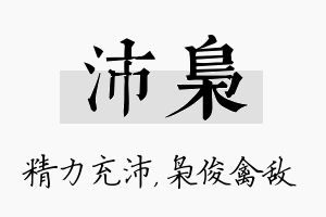 沛枭名字的寓意及含义