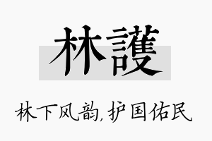 林护名字的寓意及含义