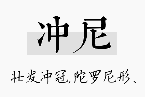 冲尼名字的寓意及含义