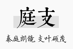 庭支名字的寓意及含义