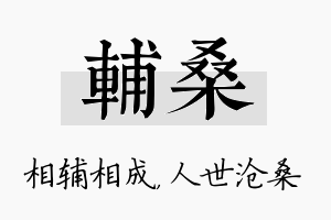 辅桑名字的寓意及含义