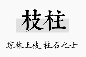 枝柱名字的寓意及含义