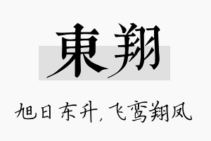 东翔名字的寓意及含义