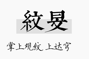 纹旻名字的寓意及含义