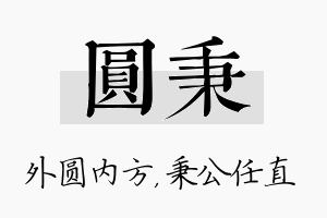 圆秉名字的寓意及含义