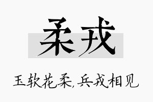 柔戎名字的寓意及含义