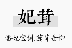 妃茸名字的寓意及含义