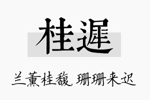 桂迟名字的寓意及含义