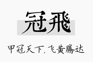 冠飞名字的寓意及含义