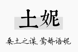 土妮名字的寓意及含义