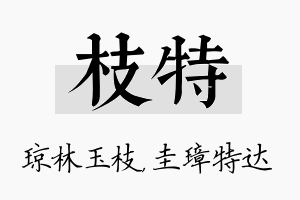 枝特名字的寓意及含义