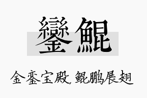 銮鲲名字的寓意及含义