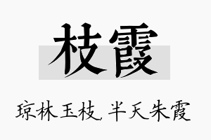 枝霞名字的寓意及含义