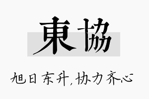 东协名字的寓意及含义