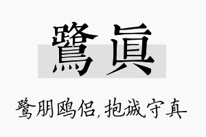 鹭真名字的寓意及含义