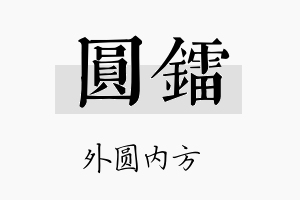 圆镭名字的寓意及含义