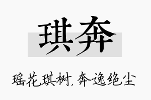 琪奔名字的寓意及含义