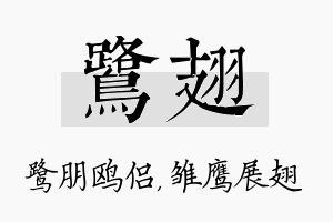 鹭翅名字的寓意及含义