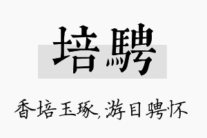 培骋名字的寓意及含义